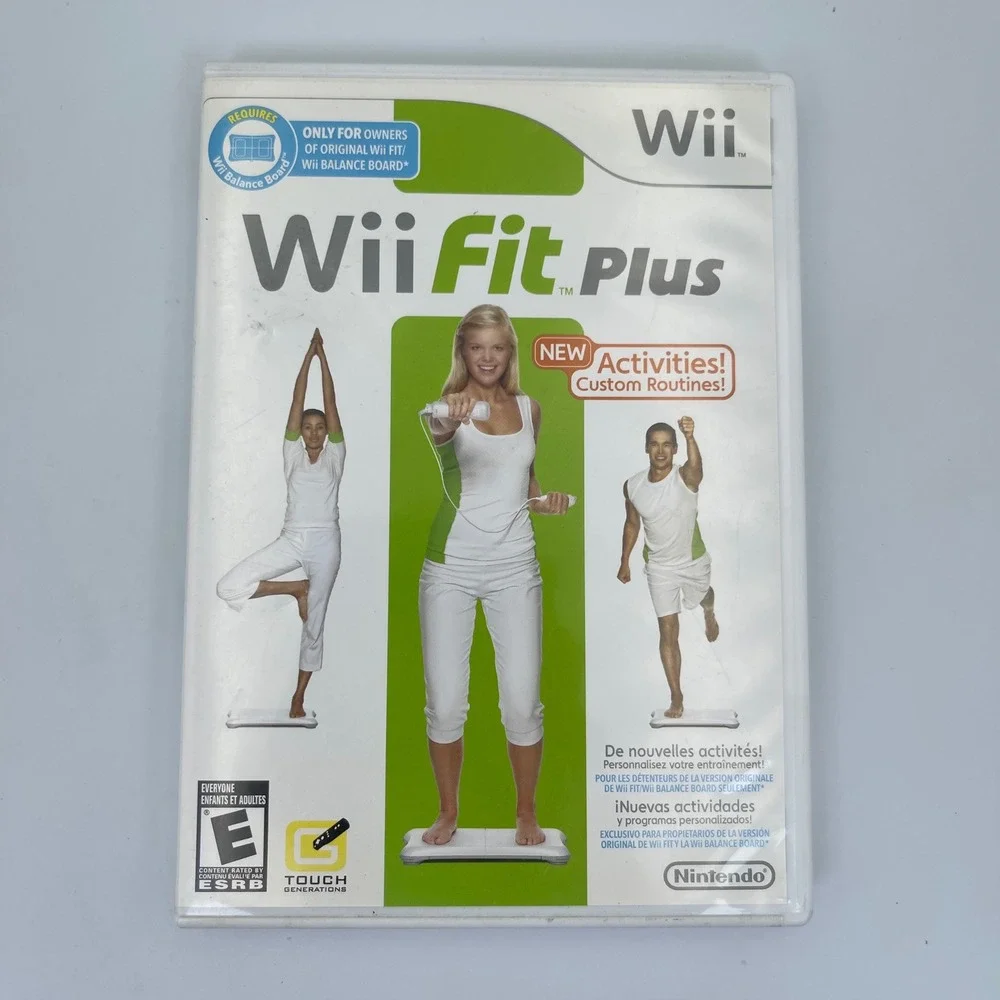 Nintendo Wii Fit Plus CIB Complete Tested Wii Game With Manual 2009